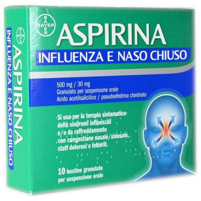 Aspirina influenza/naso chiuso €6,90 Farmacia Comunale Mirandola